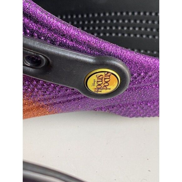 Crocs Disney Hocus Pocus Slip On Classic Clogs Sandals Jibbitz Men’s 8 Women 10 - Picture 10 of 10